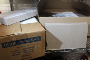 lot 84 image: Large Quantity of Apparel Boxes 11.5x 8.5x 1 58 Full Case of 100 and more