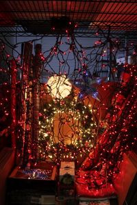 lot 128 image: Christmas Hedge Lights, wreath, Tree Toppers, Wrapping Paper and more