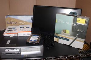 lot 211 image: Complete Computer System, Tower, Monitor and Monitor Mount