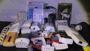 lot 173 image: Surge Protectors, Wall Taps and Plug Times and More Most SIP
