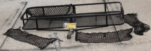 lot 201 image: Cargo Carrier for Cars, Installs with a Hitch and Cargo Nets