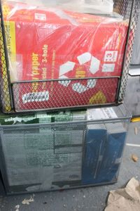 lot 207 image: Two Crates Full of CopyPrinter paper in White and Pastel Crates included