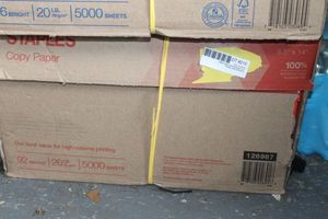 lot 210 image: Case of copyprinter paper, 5000 Sheets Total