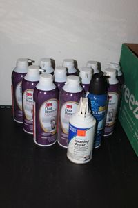 lot 249 image: 13 Cans of Air Duster
