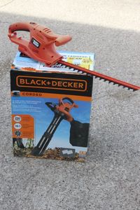 lot 251 image: SIP Black & Decker BlowerVacuum and 7 Hedge Trimmer