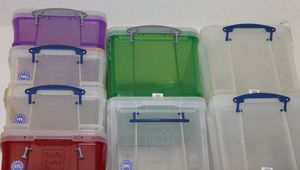 lot 267 image: Eight (8) Really Useful Boxes, 4 are 32L and 4 are 17L