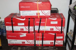 lot 25 image: Quantity of 5 Boxes of White Copy Printer Paper 3 Reems per box