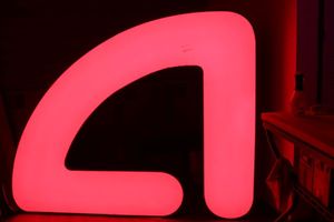 lot 46 image: Large Commercial LED Letter A Will have Scheduled Pick up