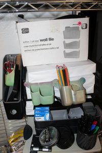 lot 73 image: Office Organizers and legal size paper