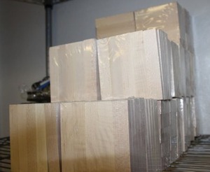 lot 77 image: 38  pk of small wood pcs for woodworking or crafting 1x14x4