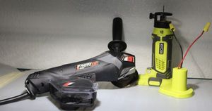 lot 127 image: Corded Rotozip saw and Ryobi Cutter (no Battery)