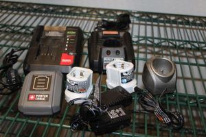 lot 166 image: Various Power Tool Chargers
