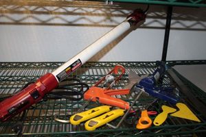 lot 168 image: Caulk Guns, Craftsman Light and More