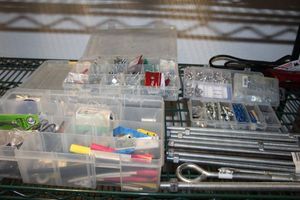 lot 169 image: Long All Threads and 6 Part Organizers with Contents