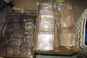 lot 188 image: Mdesign Clear Platic Bins
