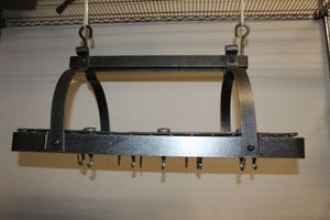 lot 201 image: Hanging Pot and Pan Rack