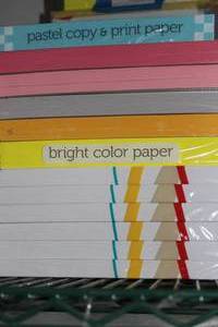 lot 243 image: CopyPrinter Paper, 12 Reems Color and White
