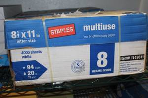 lot 248 image: CopyPrinter Paper White 8.5x11 4000Sheets of paper