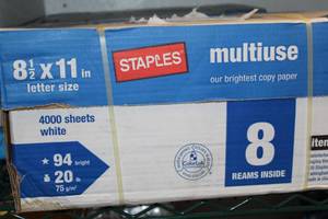 lot 249 image: CopyPrinter Paper, White  8 Reems