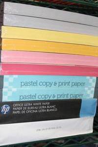 lot 254 image: CopyPrinter Paper, 10 Reems Total, 2 reems are white