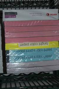 lot 258 image: CopyPrinter Paper 10 Reems Total, 1 Is White