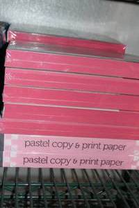 lot 264 image: CopyPrinter Paper 15 Reems Total all Pink