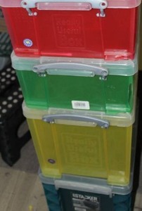 lot 294 image: Really Useful Boxes 9L &19L