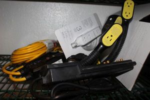 lot 203 image: Specialty Extension cords and Surge Protector