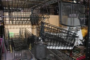 lot 217 image: Black Wire Home office organizers&nbsp