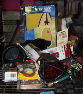 lot 225 image: Automotive Items, Startek Seat cover, Ice Scraper and much  more