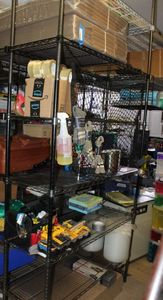 lot 282 image: Metro Rack approximately 48x18 This will have a Scheduled pick buyer is responsible for disassembly