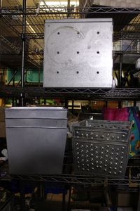 lot 347 image: Metal StorageOrganization Baskets as Shown