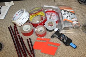lot 412 image: 3M tape in different sizes and other Auto Accessories