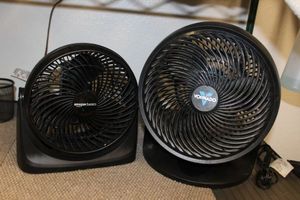 lot 416 image: A Medium and small Vortex type fans