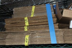 lot 327 image: Boxes, 4 Bundles Approx 100, 14x9x2 & 12x18x2