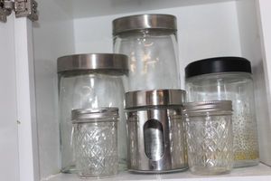 lot 407 image: Glass Canisters and Jars
