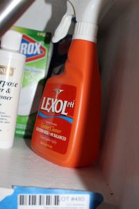 lot 480 image: misc cleaners including leather cleaners