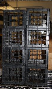 lot 503 image: Eight Mini Stacking Crates