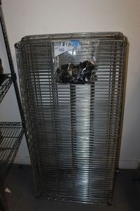 lot 540 image: Five Shelves For Metto Rack (Shelves only48x24