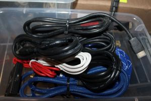 lot 575 image: Various Cords, HDMI ect