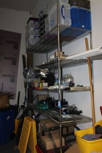 lot 585 image: Metro Rack 72x24 with one extra shelf included, Contents not included