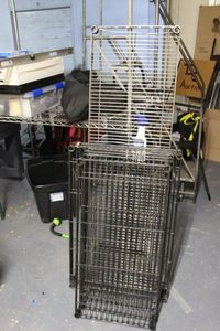 lot 590 image: Extra metro rack Shelves (4-36x18)(2-36x24)(1-48x18