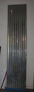 lot 596 image: Two Sheets Corrugated metal sheets 10ftx20inches