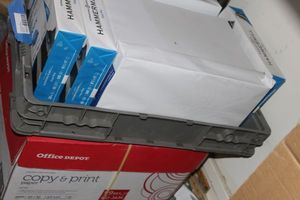 lot 544 image: Ten Reems 8.5x14 plus Stack of Loose paper