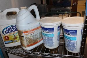 lot 535 image: Toilet Bowl Cleaner pods and SealerWaterproofer for cement floors
