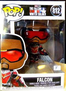 lot 8 image: FUNKO POP  FALCON 812 THE FALCON WINTER SOLDIER
