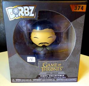 lot 16 image: Funko Game Of Thrones Dorbz 374 Jon Snow $