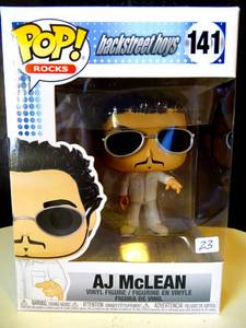 lot 23 image: Funko Pop Rocks -Backstreet Boys AJ McLean #141 $$