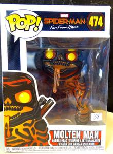 lot 38 image: FUNKO POP  MOLTEN MAN 474 FAR FROM HOME