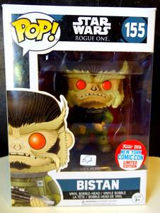 lot 52 image: NYCC 2016 Exclusive Bistan Funko POP #155